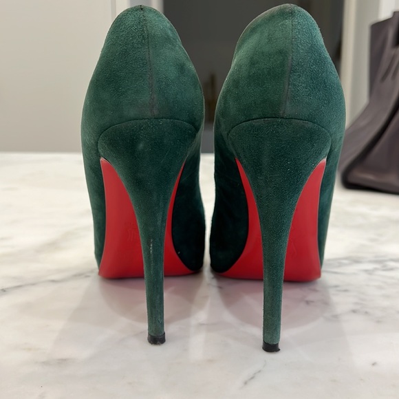 Christian Louboutin dark green pumps - Picture 3 of 5